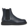 Calvin Klein Боти тип челси Combat Ess Chelsea Boot Lth YM0YM01374 Тъмносин цвят на ниска цена