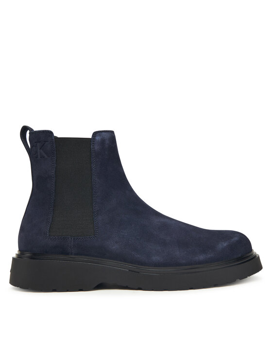 Calvin Klein Боти тип челси Combat Ess Chelsea Boot Su YM0YM01372 Тъмносин цвят на ниска цена