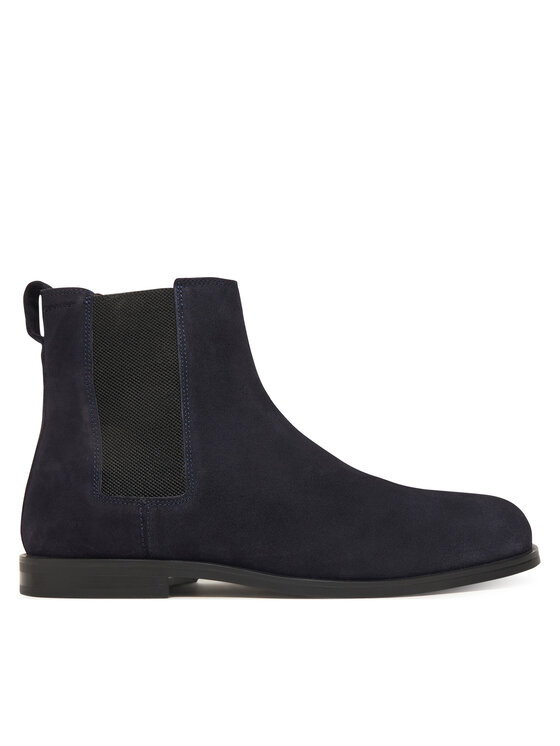 Calvin Klein Боти тип челси Ess Rubber Chelsea Su HM0HM02055 Черен цвят на ниска цена