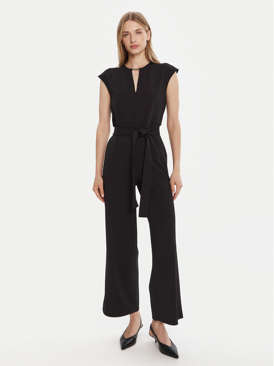 Calvin Klein Гащеризон LV044C066G Черен Regular Fit цвят на ниска цена