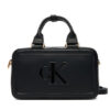 Calvin Klein Дамска чанта Bold Ck Bauletto Crossbody LV04F3411G Черен цвят на ниска цена