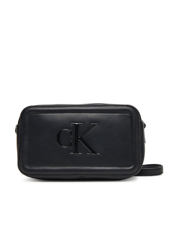 Calvin Klein Дамска чанта Bold Ck Camera Bag LV04F3220G Черен цвят на ниска цена