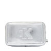 Calvin Klein Дамска чанта Bold Ck Metallic Camera Bag LV04F3331G Сребрист цвят на ниска цена