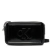 Calvin Klein Дамска чанта Bold Ck Metallic Camera Bag LV04F3331G Черен цвят на ниска цена