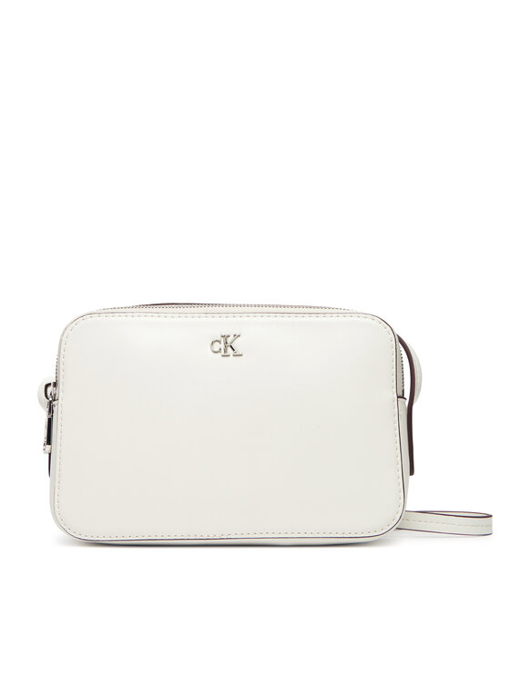 Calvin Klein Дамска чанта Ck Camera Bag LV04F3173G Бял цвят на ниска цена
