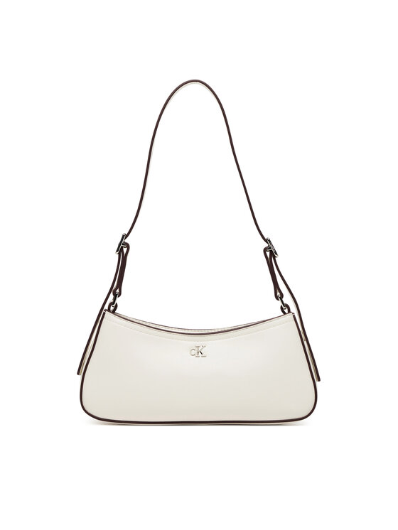 Calvin Klein Дамска чанта Ck Small Shoulder Bag LV04F3170G Бял цвят на ниска цена