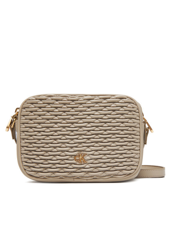 Calvin Klein Дамска чанта LV04F3279G Бежов цвят на ниска цена