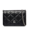 Calvin Klein Дамска чанта Quilted Mini Chain Bag LV04F3321G Черен цвят на ниска цена