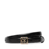 Calvin Klein Дамски колан Emblem Buckle 15Mm Fixed Smooth LV04F7061G Черен цвят на ниска цена