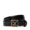 Calvin Klein Дамски колан Emblem Buckle 25Mm Fixed Smooth LV04F7072G Черен цвят на ниска цена