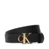 Calvin Klein Дамски колан Facet Ck Buckle Pebble 25Mm LV04F7060G Черен цвят на ниска цена