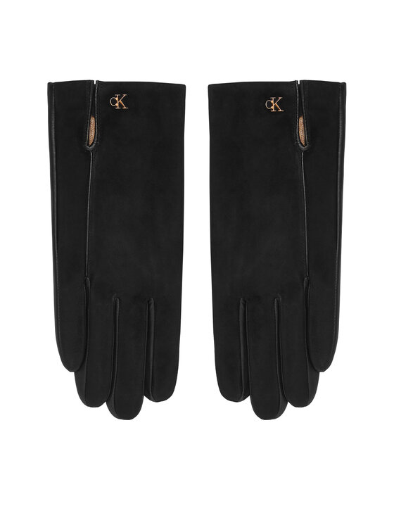 Calvin Klein Дамски ръкавици LV04F9006G Черен цвят на ниска цена