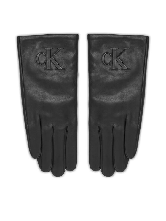 Calvin Klein Дамски ръкавици LV04F9013G Черен цвят на ниска цена