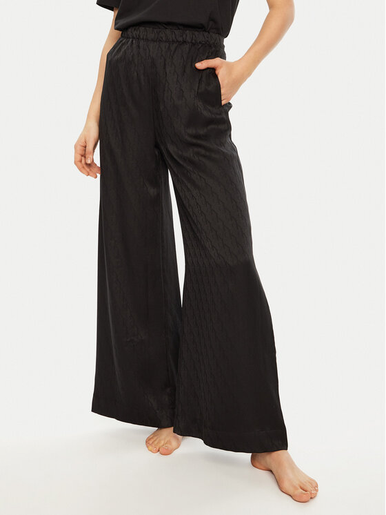 Calvin Klein Долнище на пижама 000QS7304E Черен Relaxed Fit цвят на ниска цена
