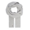 Calvin Klein Зимен шал Ck Metal Wool Rib Scarf LV04D8056G Сив цвят на ниска цена