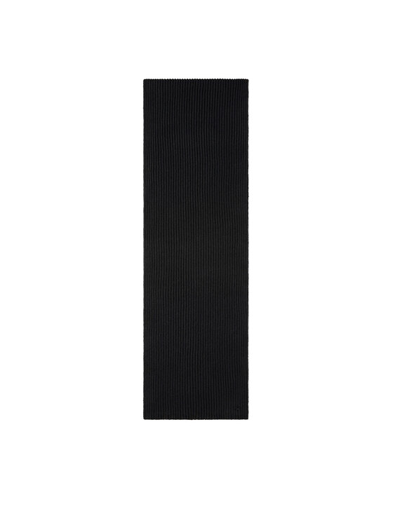 Calvin Klein Зимен шал Ck Metal Wool Rib Scarf LV04D8056G Черен цвят на ниска цена