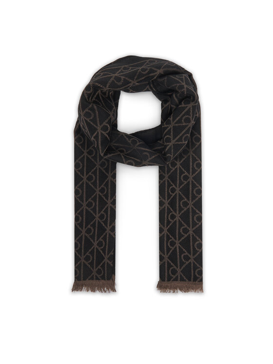 Calvin Klein Зимен шал LV04D8064G Сив цвят на ниска цена