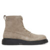 Calvin Klein Зимни обувки Combat Ess Lace Up Zip Boot Su YM0YM01371 Сив цвят на ниска цена
