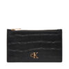 Calvin Klein Калъф за кредитни карти Ck Croc 6 Cc Cardcase LV04F1094G Черен цвят на ниска цена