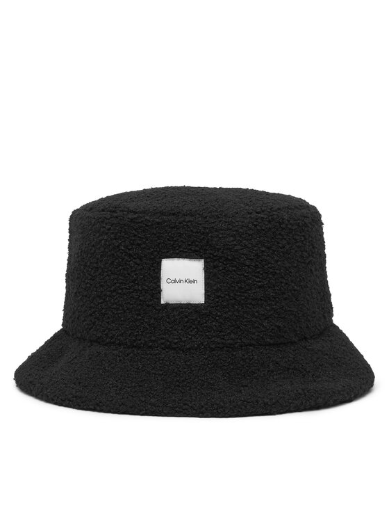 Calvin Klein Капела Boucle LV04F5055G Черен цвят на ниска цена