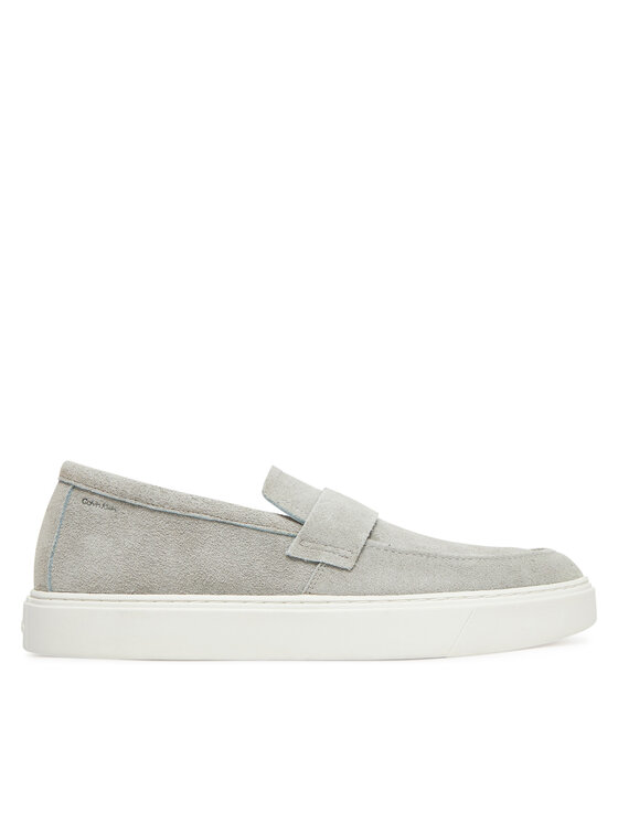 Calvin Klein Мокасини Moccasin Sue Unlined HM0HM01819 Сив цвят на ниска цена