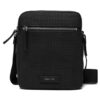 Calvin Klein Мъжка чантичка Embossed Woven Reporter LV04D3208G Черен цвят на ниска цена