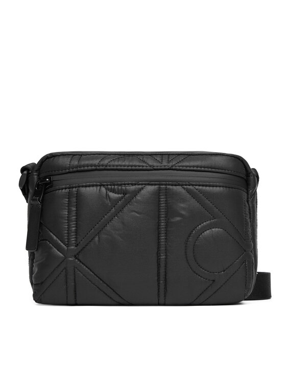 Calvin Klein Мъжка чантичка Puffer Camera Bag LV04D3192G Черен цвят на ниска цена