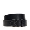Calvin Klein Мъжки колан Ck Buckle Tumbled 35Mm LV04D7016G Черен цвят на ниска цена