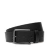 Calvin Klein Мъжки колан Warmth Buckle Smooth 35Mm LV04D7047G Черен цвят на ниска цена