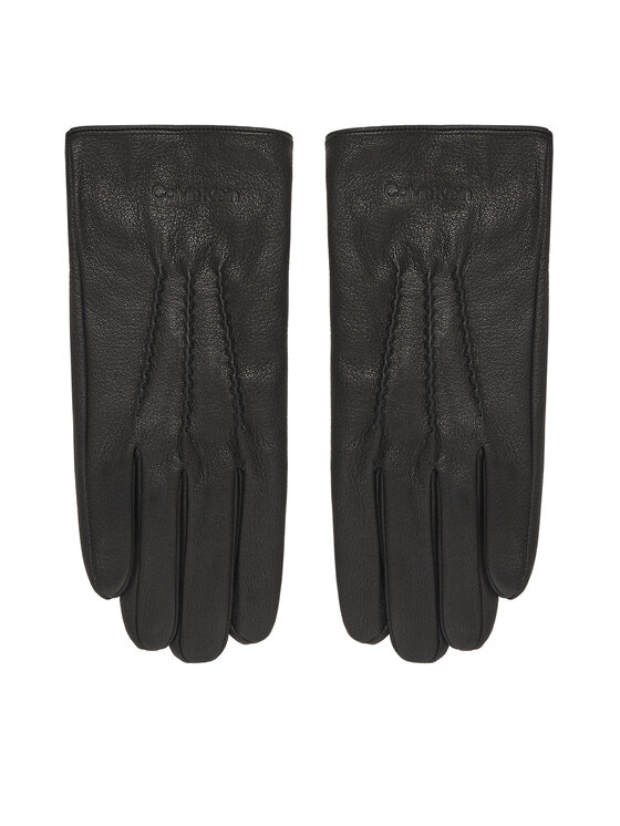 Calvin Klein Мъжки ръкавици Classic LV04D8034G Черен цвят на ниска цена