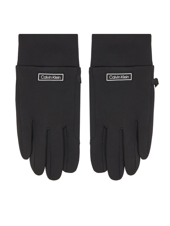 Calvin Klein Мъжки ръкавици Tech LV04D8039G Черен цвят на ниска цена