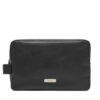 Calvin Klein Несесер Plaque Dopp Kit LV04D1132G Черен цвят на ниска цена