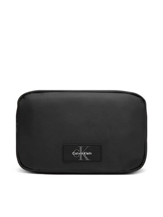 Calvin Klein Несесер Utility Dopp Kit W/ Hanger LV04D1135G Черен цвят на ниска цена