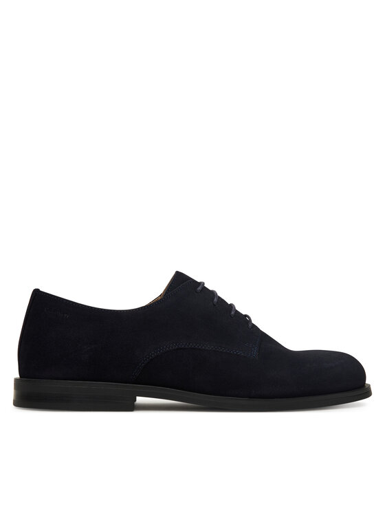 Calvin Klein Обувки Ess Rubber Derby Su HM0HM01928 Черен цвят на ниска цена