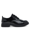 Calvin Klein Оксфордки Low Cut Lace-Up Shoe V3X4-83182-1453 D Черен цвят на ниска цена