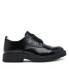 Calvin Klein Оксфордки Low Cut Lace-Up Shoe V3X4-83182-1453 S Черен цвят на ниска цена