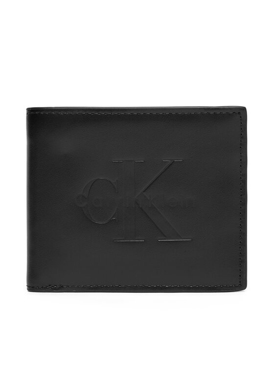 Calvin Klein Портфейл Bold Billfold LV04D1155G Черен цвят на ниска цена