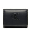 Calvin Klein Портфейл Bold Ck Medium Bifold LV04F1047G Черен цвят на ниска цена