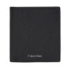 Calvin Klein Портфейл Foil Emboss Slim Billfold LV04D1064G Черен цвят на ниска цена