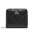 Calvin Klein Портфейл Quilted Square Zip Around LV04F1121G Черен цвят на ниска цена
