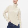 Calvin Klein Пуловер Asymetric Modern Cable Sweater K20K206016 Бежов Regular Fit цвят на ниска цена