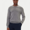 Calvin Klein Пуловер LV040BM343 Сив Regular Fit цвят на ниска цена