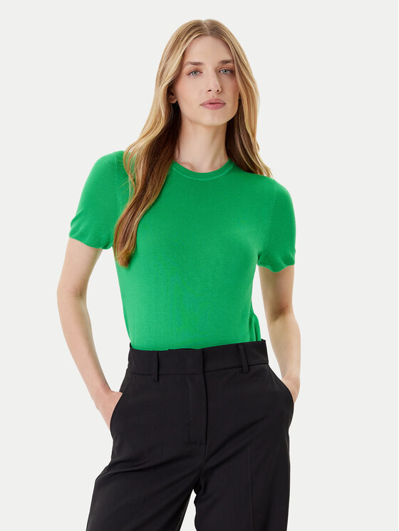 Calvin Klein Пуловер LV044A307G Зелен Regular Fit цвят на ниска цена