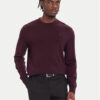 Calvin Klein Пуловер LV04LB305G Бордо Regular Fit цвят на ниска цена