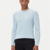 Calvin Klein Пуловер LV04LB327G Светлосиньо Regular Fit цвят на ниска цена
