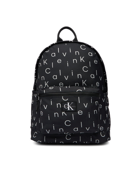 Calvin Klein Раница Aop Backpack IU0IU00725 Черен цвят на ниска цена