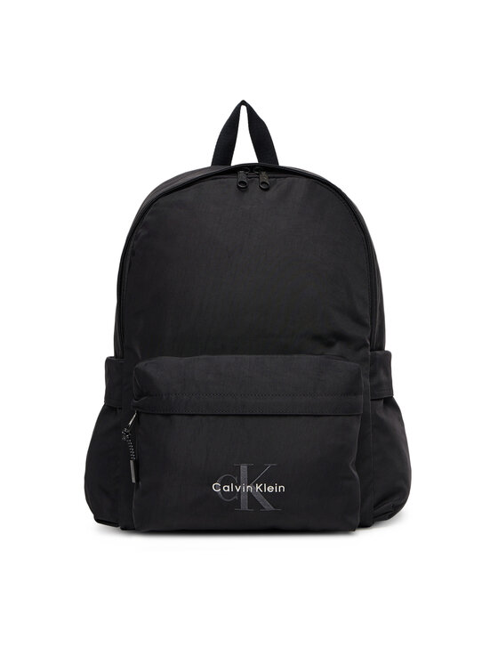 Calvin Klein Раница Bold Round Backpack LV04D3114G Черен цвят на ниска цена