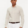 Calvin Klein Риза K10K108229 Бежов Slim Fit цвят на ниска цена