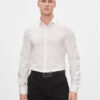 Calvin Klein Риза K10K112301 Бял Slim Fit цвят на ниска цена