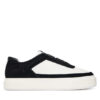 Calvin Klein Сникърси Basket Cupsole Laceup Lth-Su YM0YM01354 Черен цвят на ниска цена